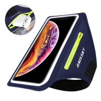 HAISSKY Running Sports Armbands Case For iPhone 16 15 14 13 12 11 Pro Max Xiaomi POCO X3 Belt Phone Arm Band For AirPods Pro 3