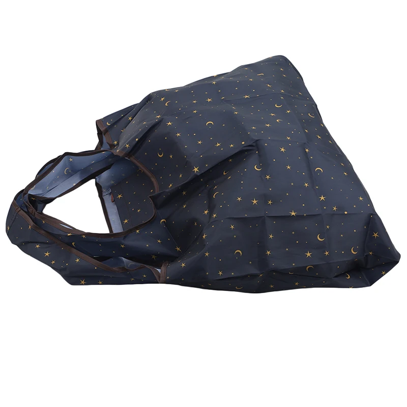 Thick Foldable Shopping Storage Bag Large Capacity Reusable Grocery Bag Eco Friendly Supermarket Waterproof Shoulder Bag