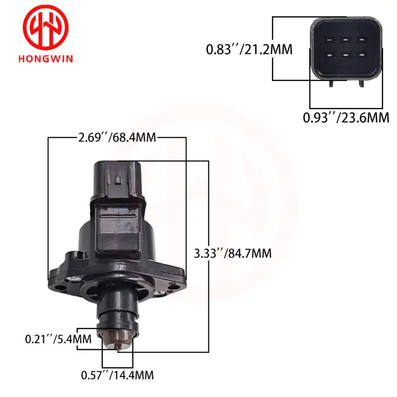 Válvula de Control de aire en ralentí MD614678 para Mitsubishi Montero Sport Diamante 3.0L 3.5L AC249,MD628059,E9T15371,MD614679