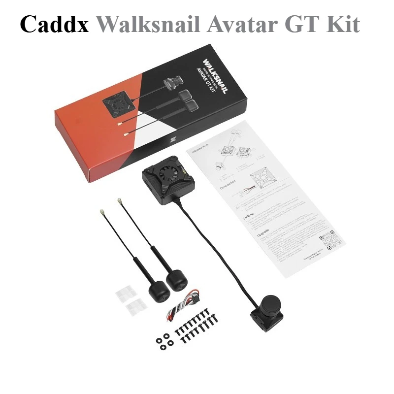

Walksnail Avatar GT Kit Caddx Max 2W VTX Gyroflow 1080P 100fps Двойная антенна ночного видения Датчик Starvis II Дрон Fpv дальнего действия