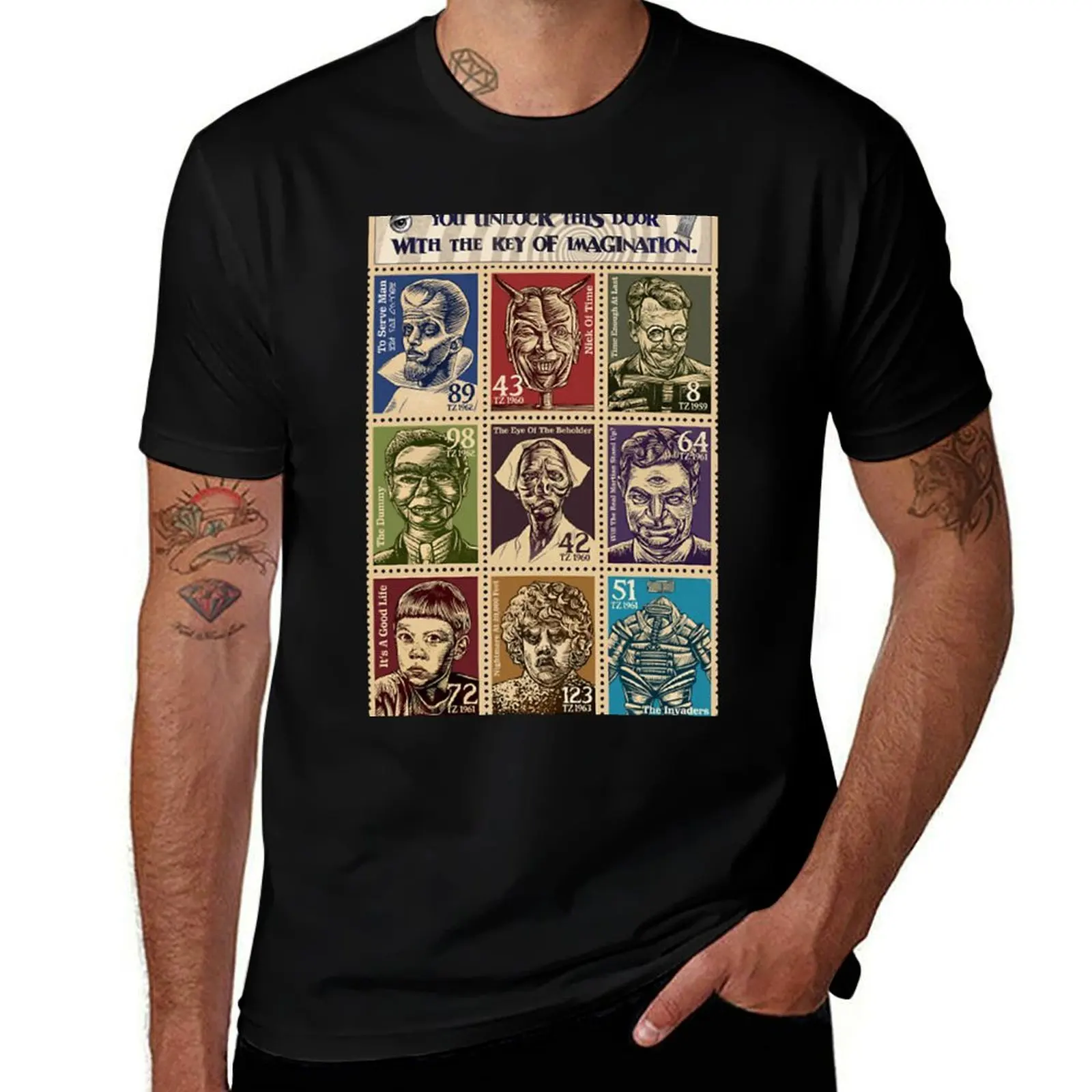 The Key of Imagination T-Shirt All Match Basic Short Sleeve Top T-Shirt