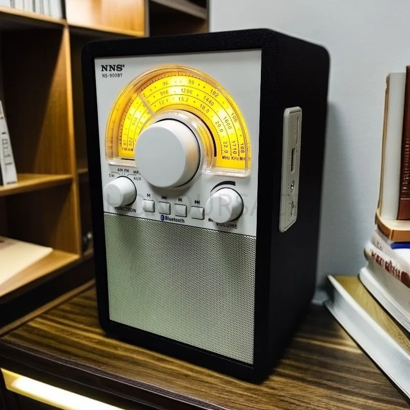 

NS-900BT Vintage Retro Radio Bluetooth Speaker Classic Analog Dial Desktop Decor Wireless