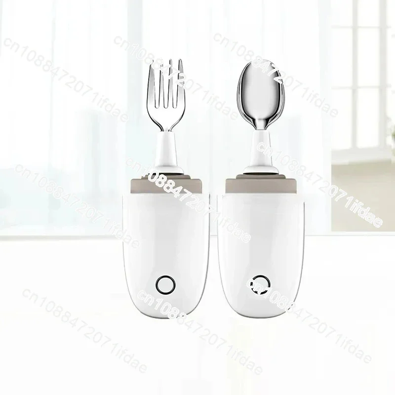 Intelligent anti-shake spoon auxiliary Parkinson's hand shaking elderly eating tableware anti-shake spoon rechargeable