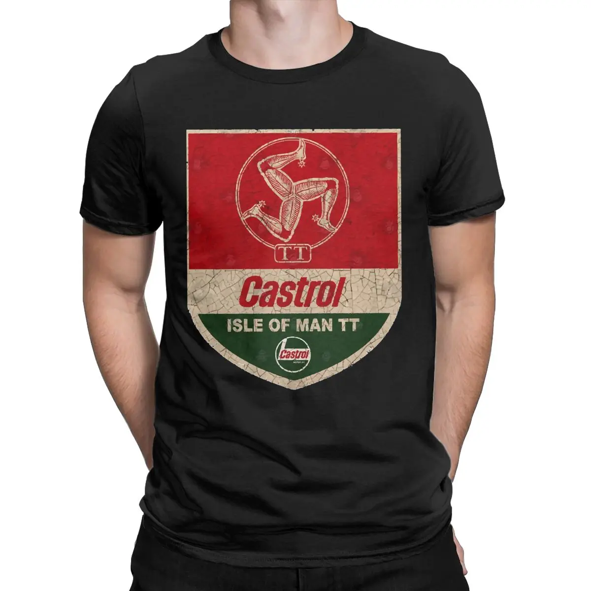

Funny Isle of Man TT Motorcycle Race T-Shirt Men's Crew Neck Cotton Short-Sleeve T-Shirt Apparel High-Quality Fashion Luxury