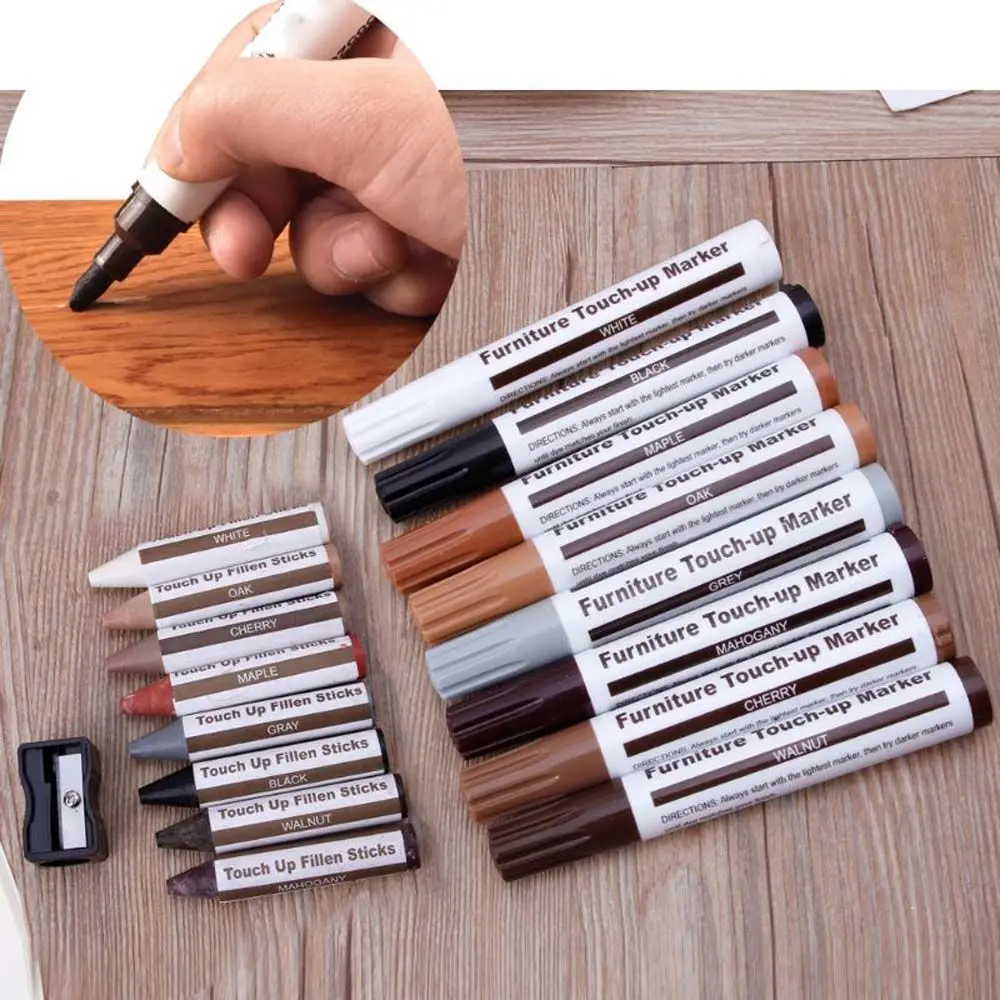 Repair Wood Restore Kit Repair Tool Restore Filler Sticks Touch Up Kit Markers Furniture Marker Paint pen Marker pen