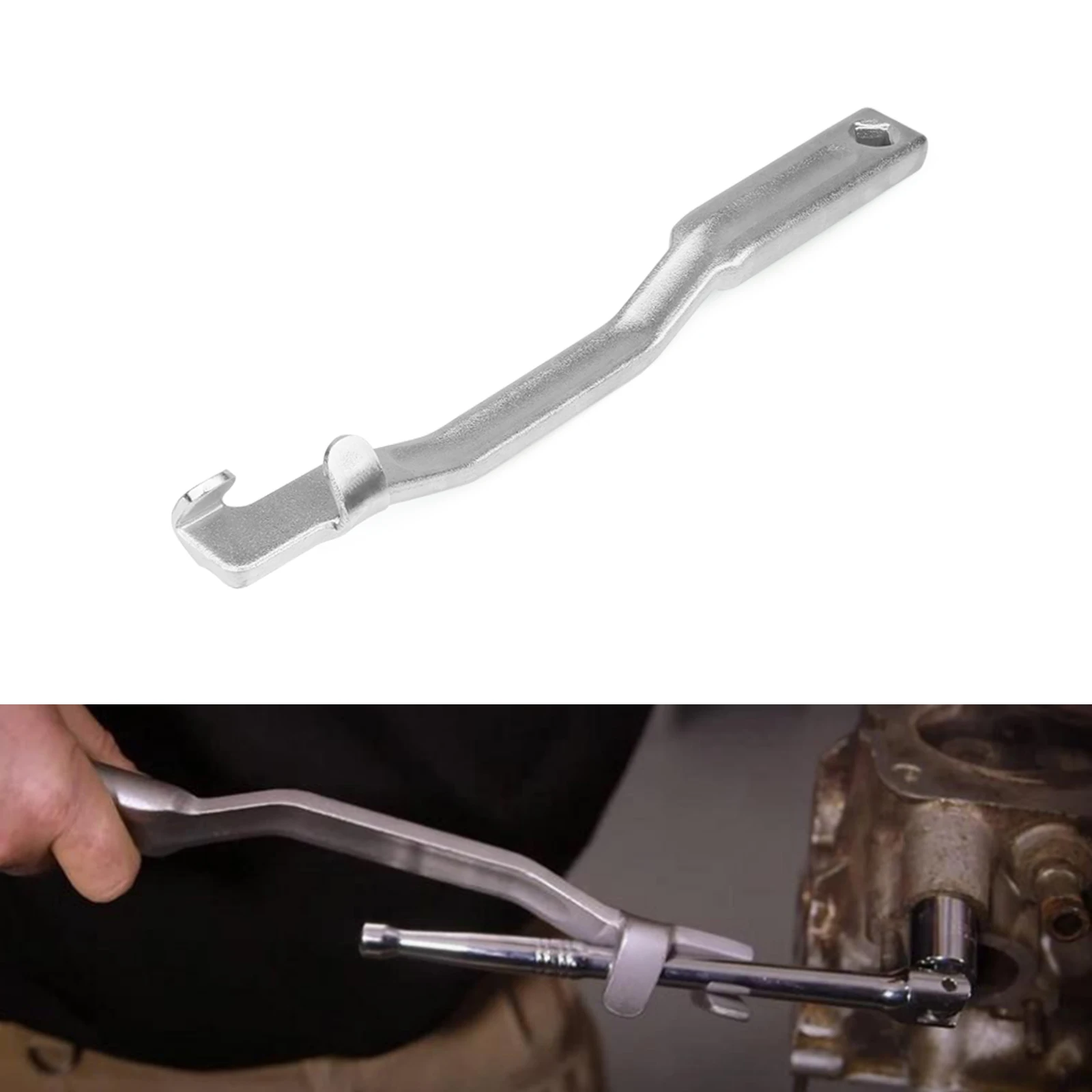 Wrench Extension Rod Socket Extension Bar Heavy Duty Spanner Extender Wrench Extender Tool Bar For Universal 13.3inch