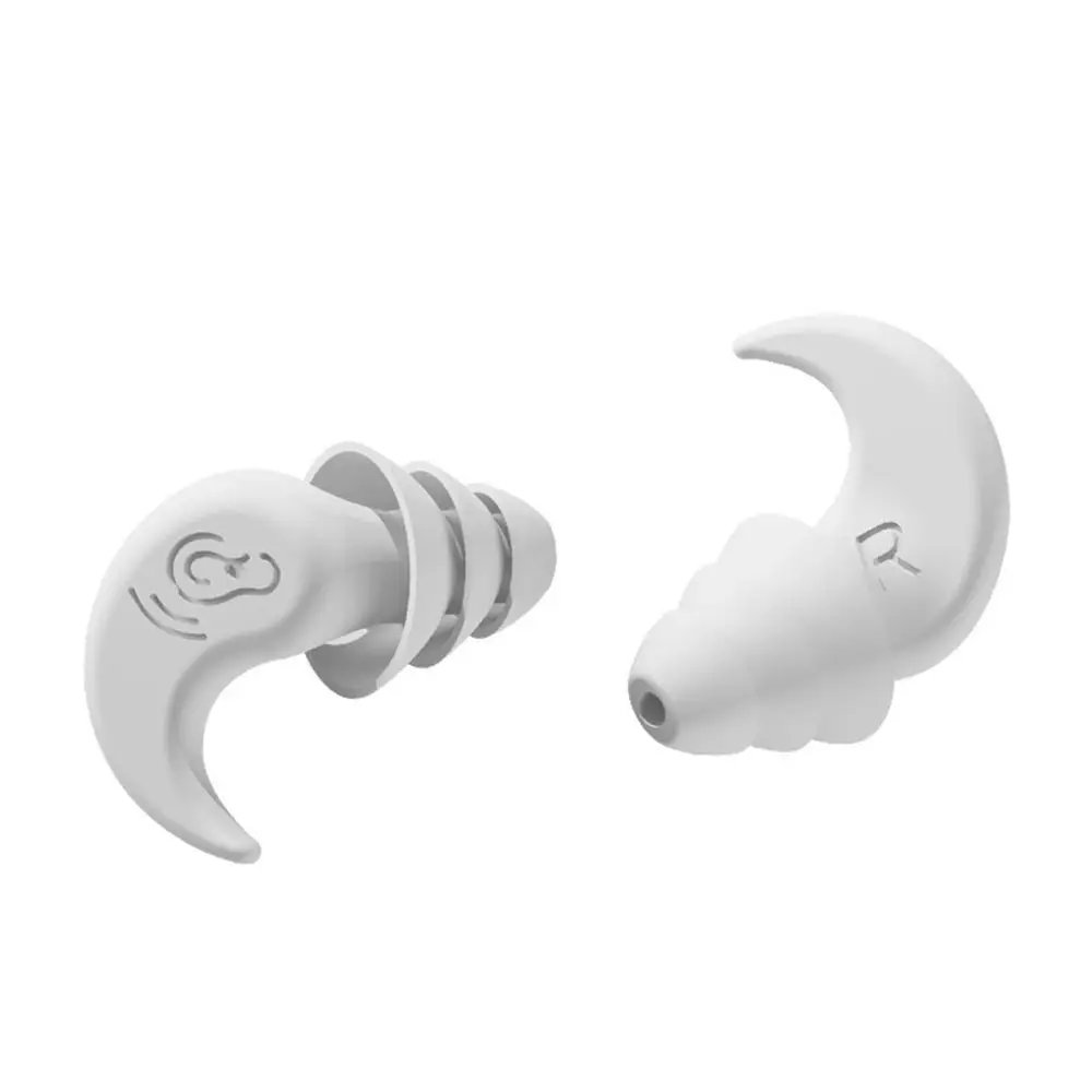 Bouchons d'oreille anti-bruit en silicone souple, anti-poussière multicolore, réduction du bruit, bouchons d'oreille de sommeil, unisexe, étanche, bouchons d'oreille de natation