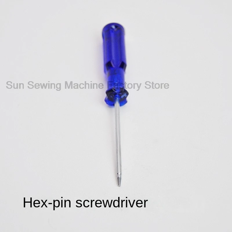 1PCS 1.5mm 1.6mm Red Yellow Screwdriver Hexagon Socket Screwdriver Blue for Overlock Sewing Machine