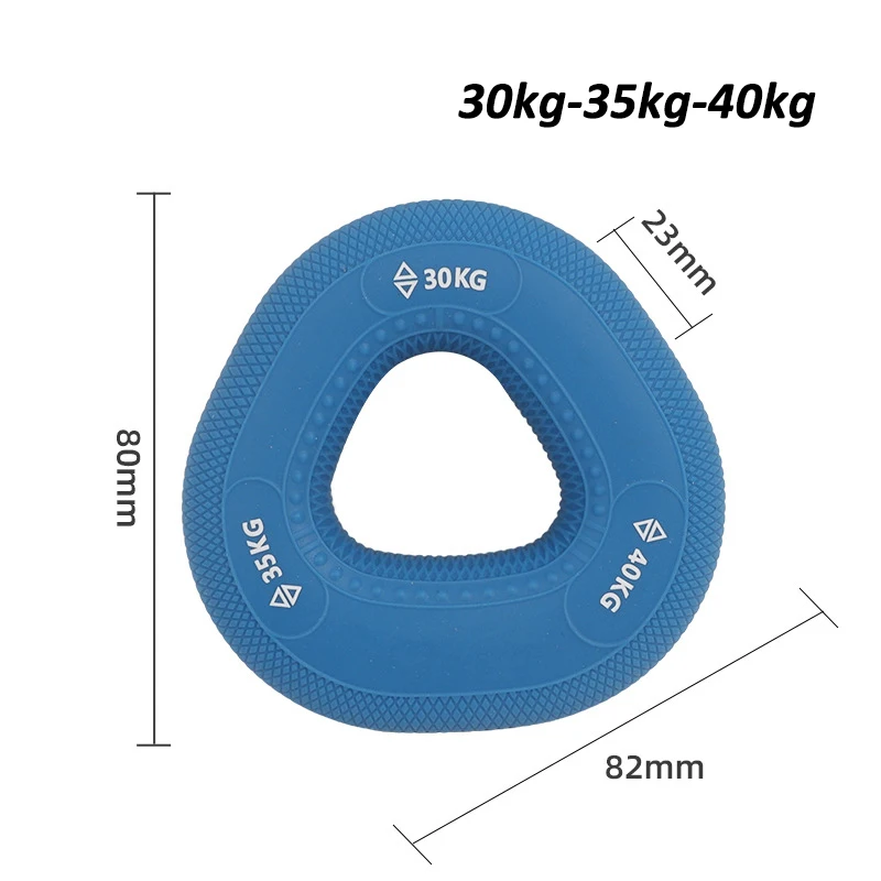 Siliconen 50-100kg Handgreep Arm Spierkracht Oefening Aangrijpende Ring Pols Vinger Trainer Workout Onderarm Carpaal Expander