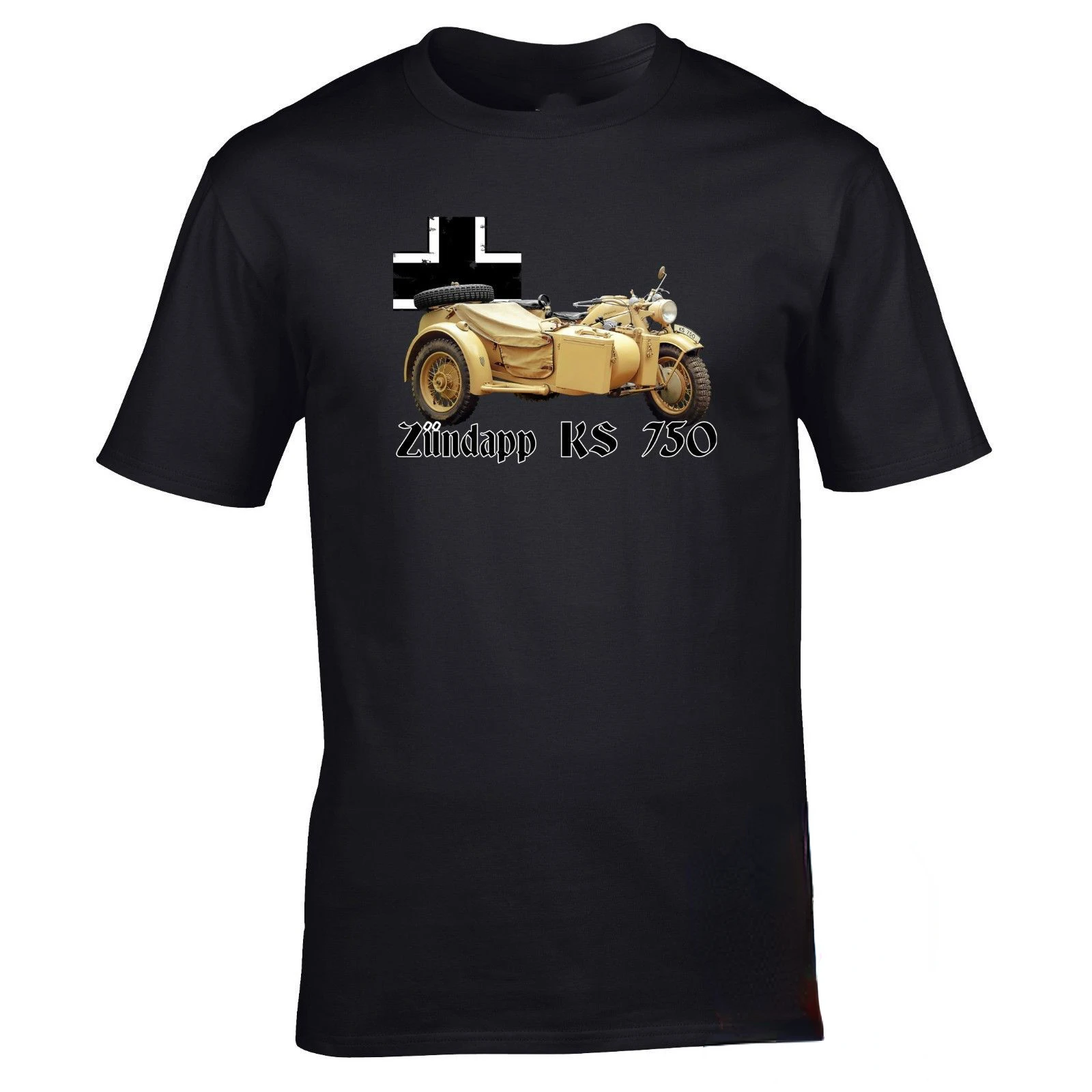 Zundapp K750 WW2 German military motorcycle T-shirt World Tanks World War 2