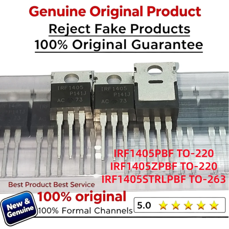 10-20PCS 100% New Imported Original IRF1405PBF IRF1405 IRF1405ZPBF IRF1405Z F1405Z TO-220 IRF1405STRLPBF IRF1405S F1405S TO-263