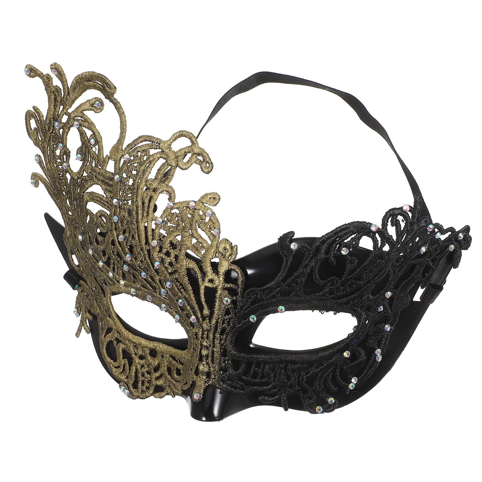 

Half Face Mask Halloween Decor Dancing Party Prop Cosplay Masks Masquerade Miss