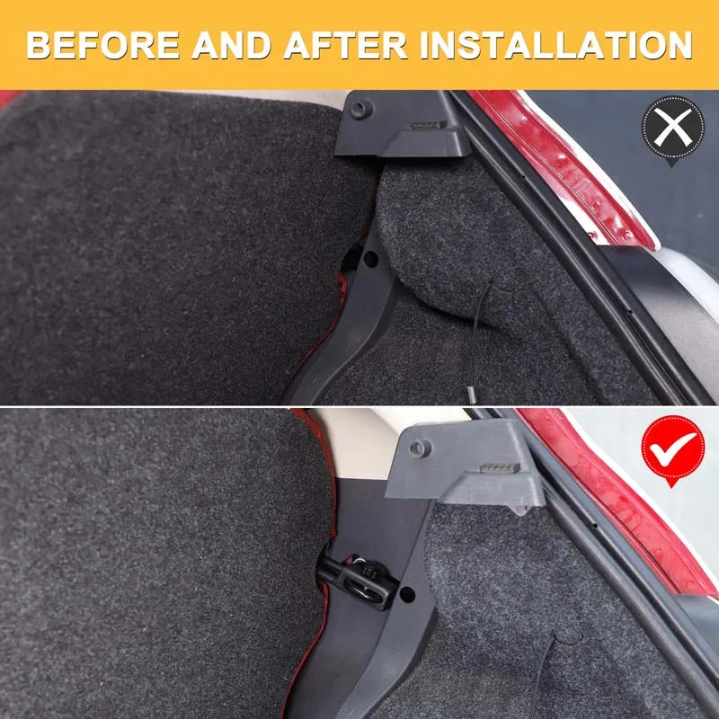 

For Fiat 500 2007-2015 Aluminum Alloy Rear Seat Increase Height Backrest Angle Adjustment Bracket Car Modification Accessories