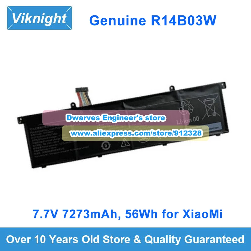 

Original R14B03W Battery 7.7V 7273mAh 56Wh For XiaoMi Pro 15 Enhanced Thin and Light Pro X 14 Enhanced Thin and Light