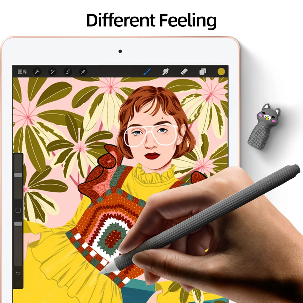 Чехол для iPad Apple Pencil 2-го поколения, мягкий силиконовый чехол для Apple Pencil, защитный чехол для стилуса, аксессуары для iPad, чехол