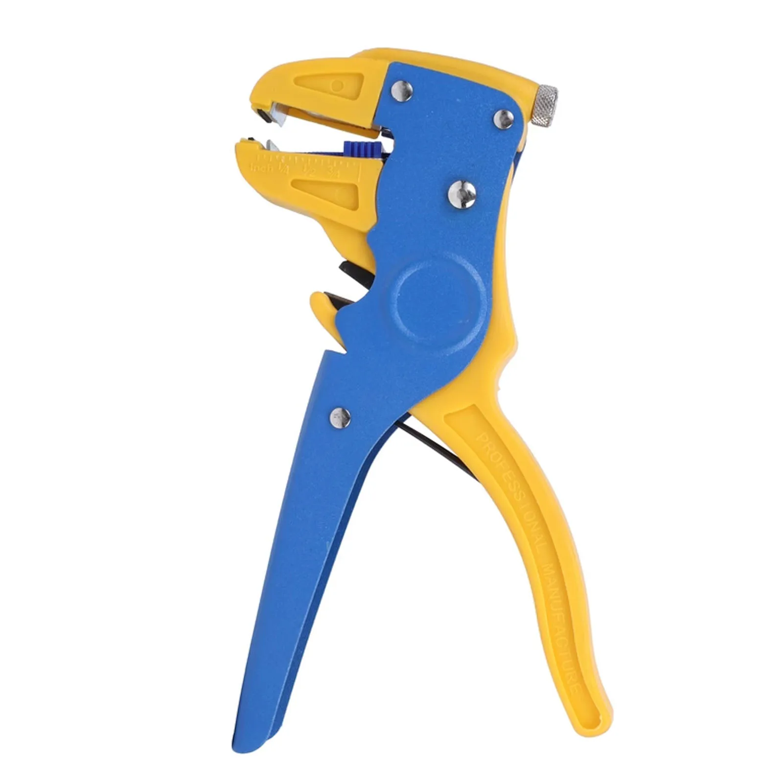 

2-in-1 Automatic Fiber Optic Wire Cutter Stripper, Professional Adjustable Electrical Terminal Cable Stripping Pliers, WX-700D