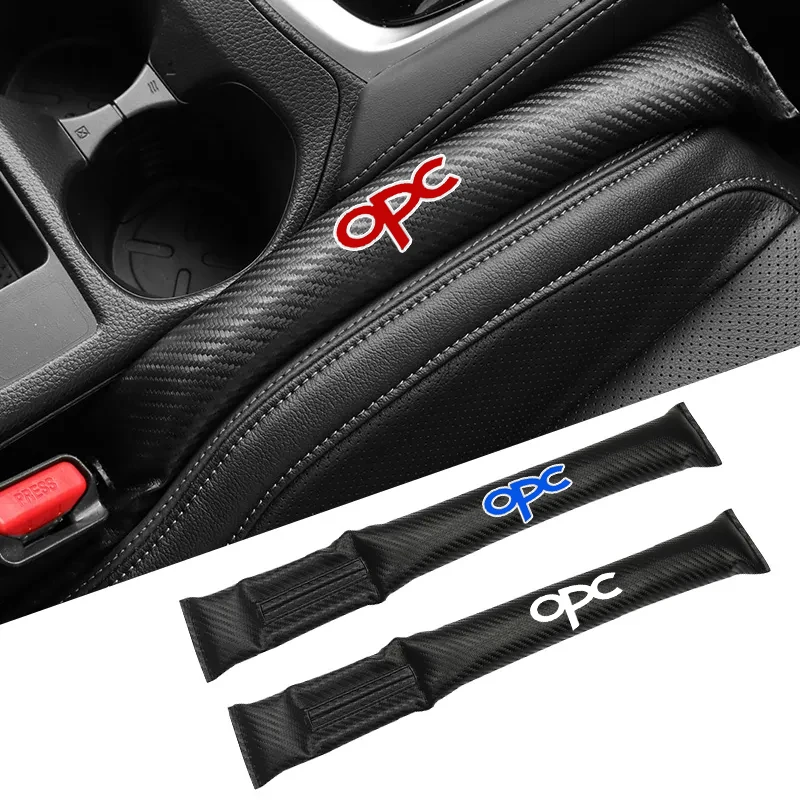 Carbon Fiber Car Interior Seat Gap Plug Filler Pad For Opel Astra G H J K F Corsa D Zafira B Insignia Mokka Regal Accessories