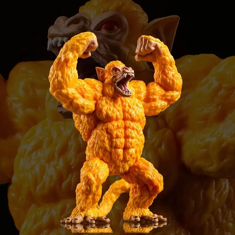 13CM Dragon Ball Z Anime Figure Toys Super Transformation Golden Great Ape Gorilla Action PVC Figurine Model Dolls Gifts Kids