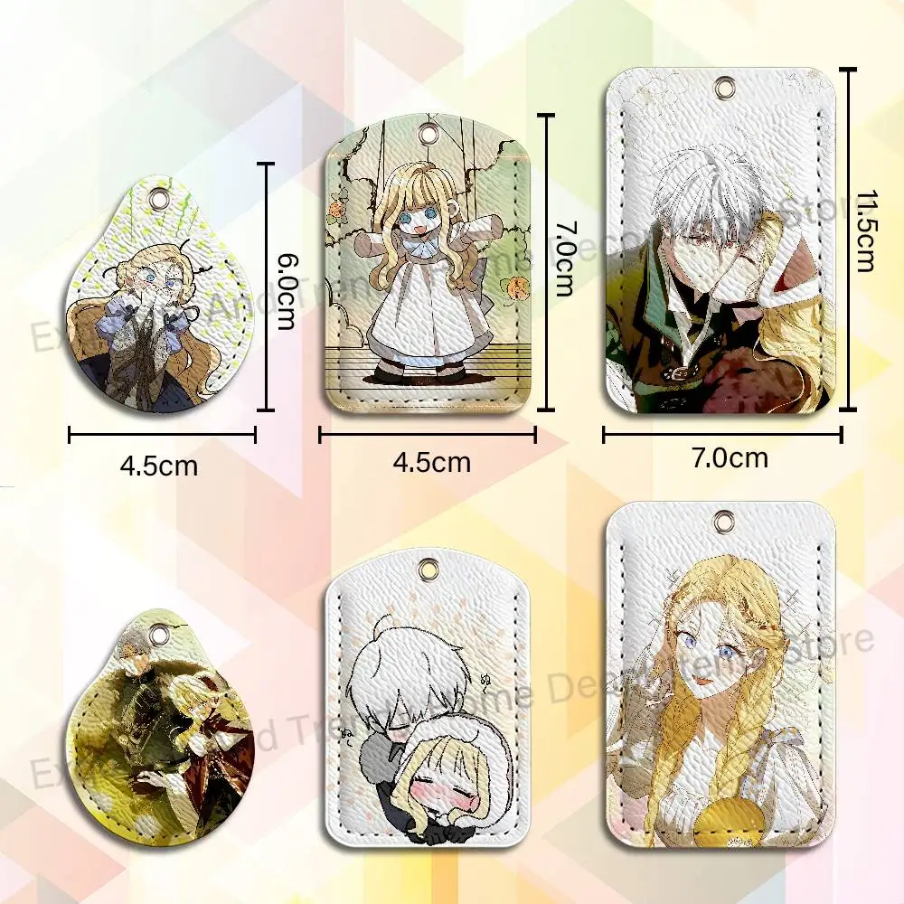 H-How To Win My H-Husband O-Over Cute Cartoon Card Keychain Anime Fashion Pendant Bag ID Door Card Case Bus Card