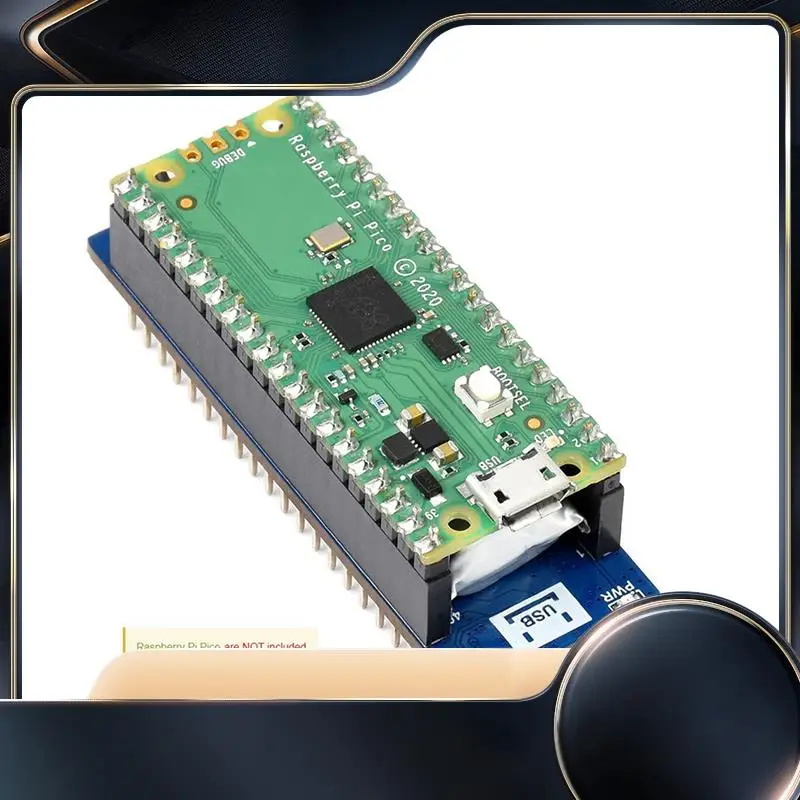 Waveshare UPS Module B For Raspberry Pi Pico Board, Uninterruptible Power Supply Monitoring Battery Via I2C Bus,Stackable Design