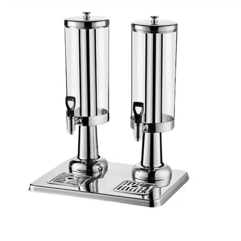 

Stainless steel juice tripod single double head 3L commercial juice bucket beverage machine