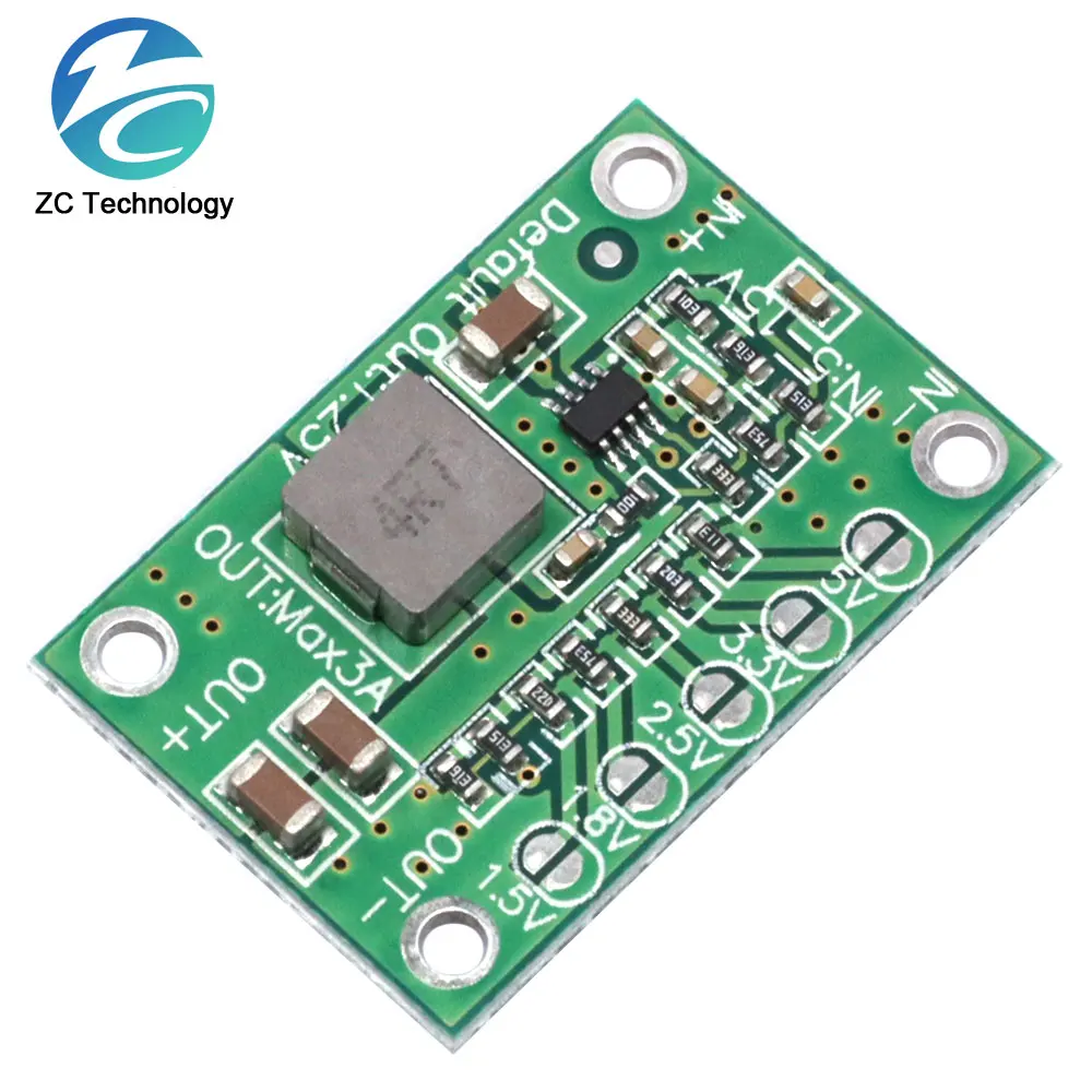 Adjustable power module MP1495 DC Voltage Regulator Step Down Power Converter Board 5-16V To 1.25V 1.5V 1.8V 2.5V 3.3V 5V 3A