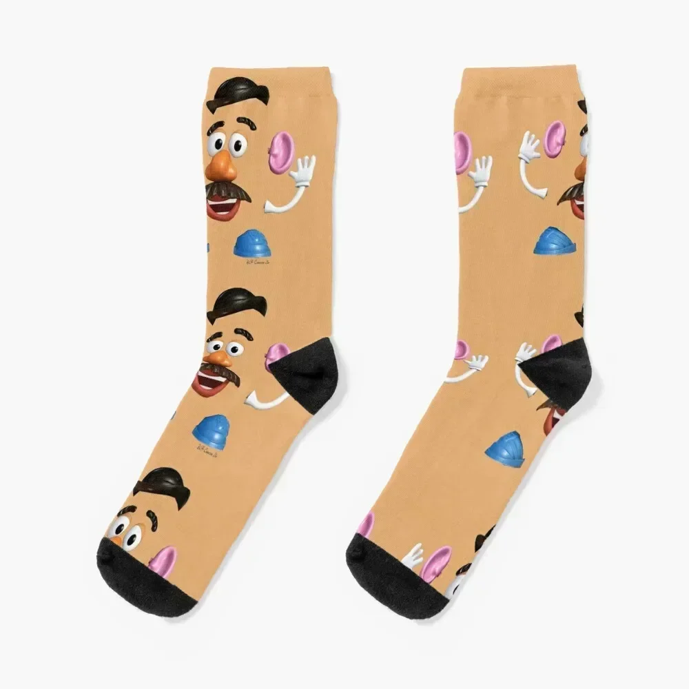 

Mr Potato himself! Socks hockey winter gifts Stockings man Run Male Socks Women's