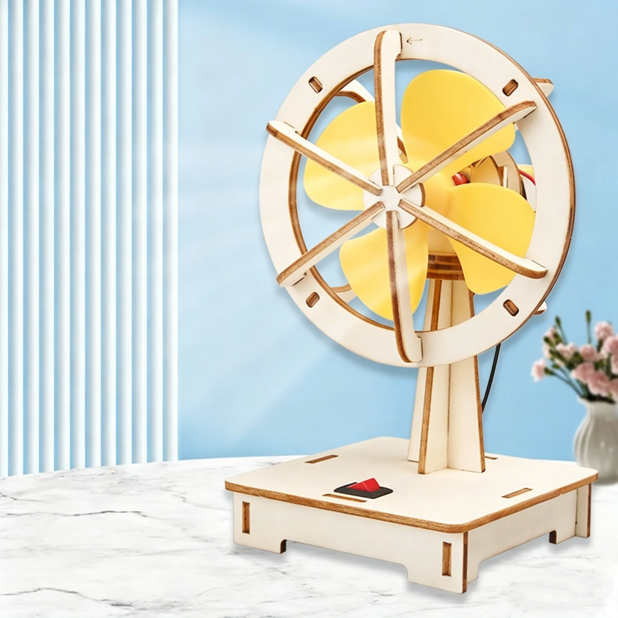 DIY Electric Shaking Fan Science Experiment Model Kit for Kids - Educational STEM Handcraft Project for Students Toy Kids Gift