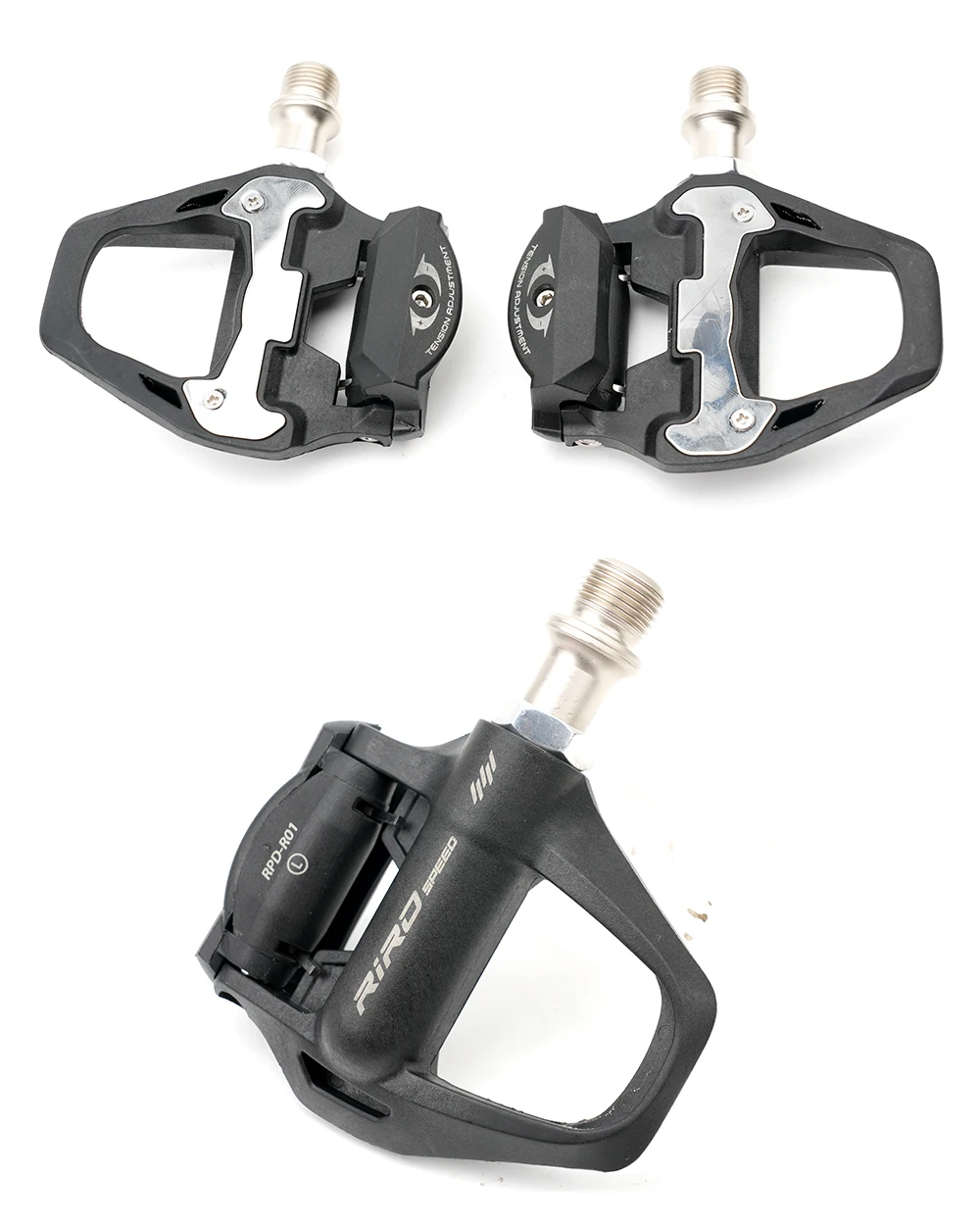 RIRO Clipless Rennradpedale, SPD-kompatibel, Nylonlager, Fahrradpedale, Sport- und Fitnessausrüstung für Radfahrer – Detail 14