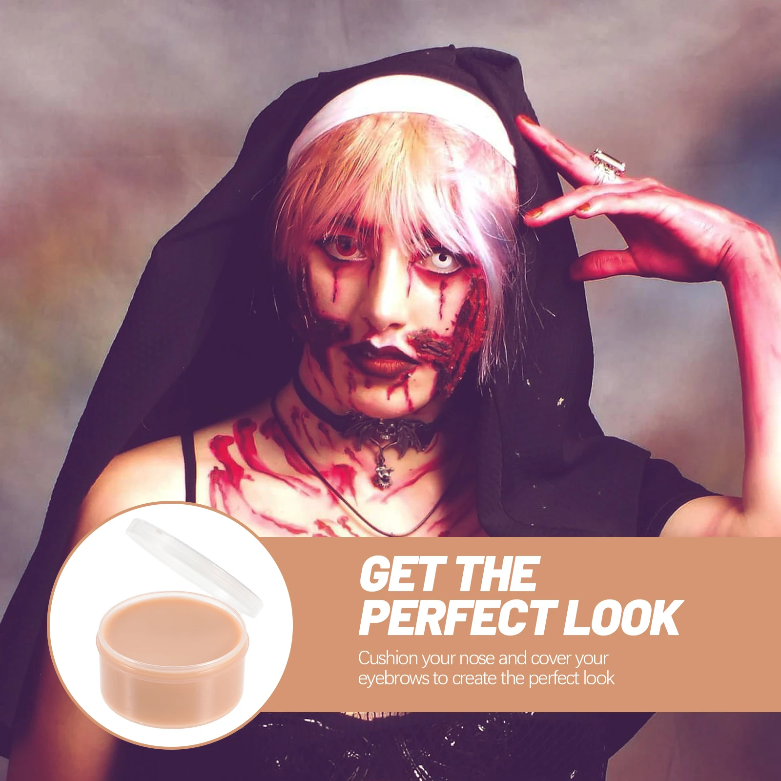 Cera para Efectos Especiales, Cicatriz Falsa Profesional, Suministro de Maquillaje para Halloween, Cera para Cicatrices Falsas de Uso Duradero a Largo Plazo, Accesorio de Maquillaje