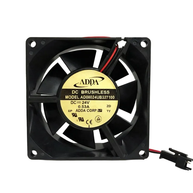

ОРИГИНАЛ AD08024UB327100 24 В 0,53 А 8032 80*80*32 мм НОВЫЙ ОХЛАЖДАЮЩИЙ ВЕНТИЛЯТОР РАДИАТОР