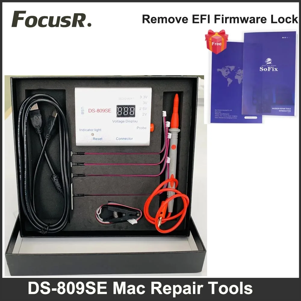 

DS-809SE iCloud Unlock Tools BIOS Read Write Unlocker For MacBook Pro Air iMac MAC Mini EFI PadLock Remove Unlocking Repair