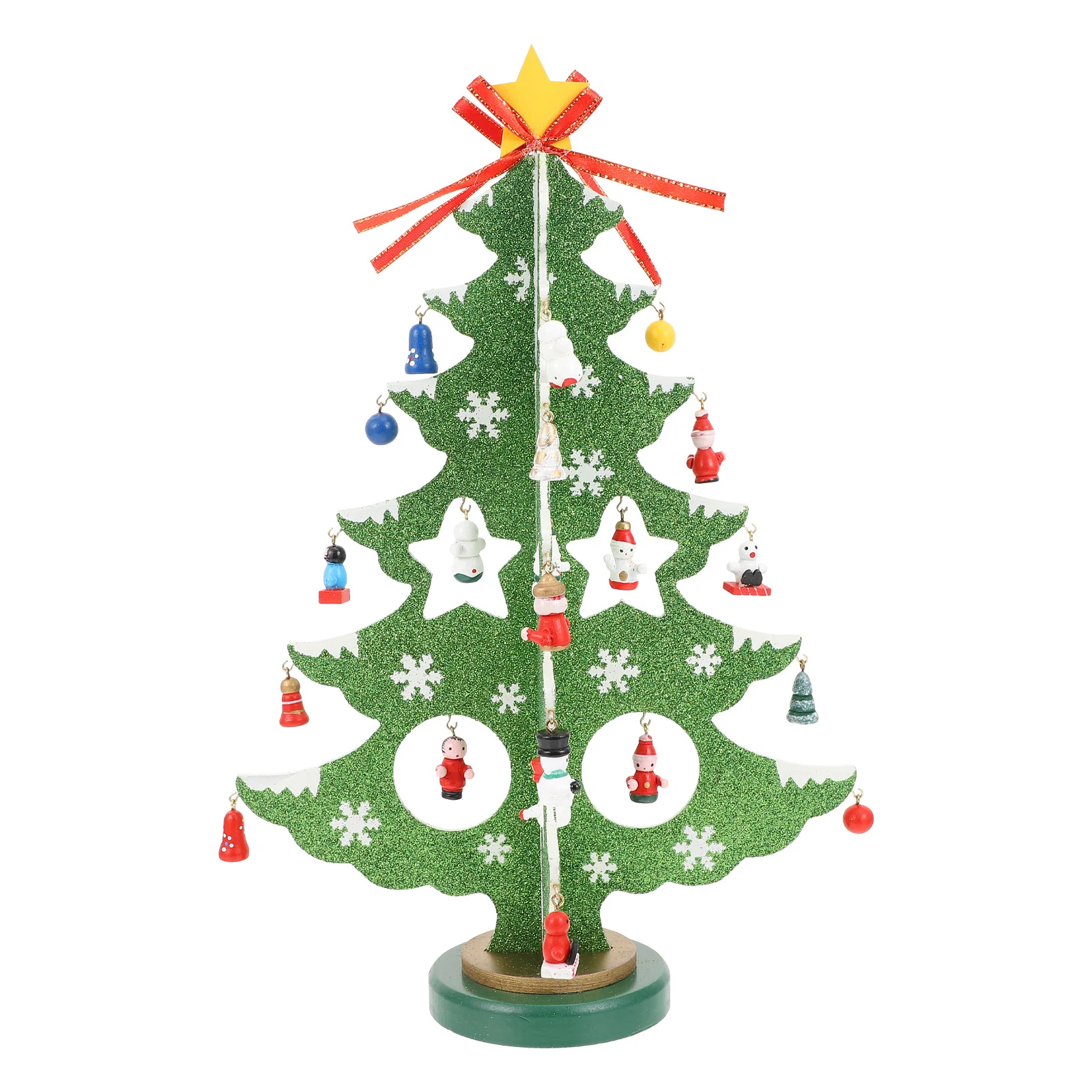 

1Pcs Miniature Christmas Tree Adorable Home Ornament for Desk Shelf Wedding Party Decorative Xmas Tree Festival Supply