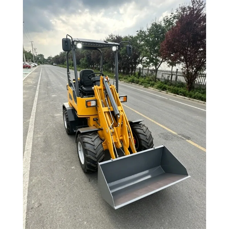 Mini Skid Steer Track Loader Crawler Skid Steer Loader Skid Steer Loader 30HP Forks for Construction Site Small Turning Radius
