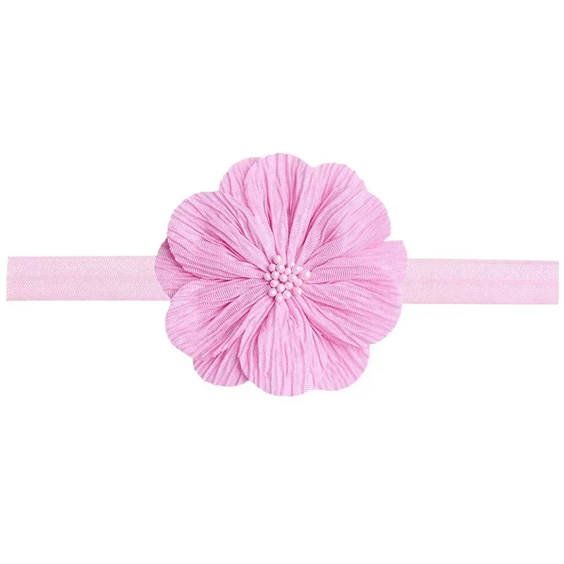 1PC Flower Baby Headband Soft and Elastic Baby Girl Headband Suitable for Newborn Headscarves Baby Hair Accessories Multicolour