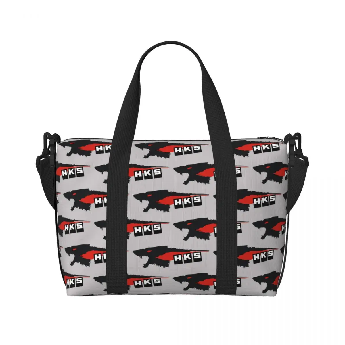 

Custom H-HKSES Photographic Beach Tote Bag for Women Big Compartment Gym Beach Travel Bags