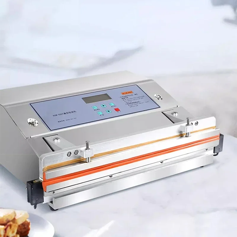Machine à emballer sous-vide alimentaire pneumatique, scelleuse commerciale, cuisine, emballage de sacs de viande, bancs d'économie d'aliments