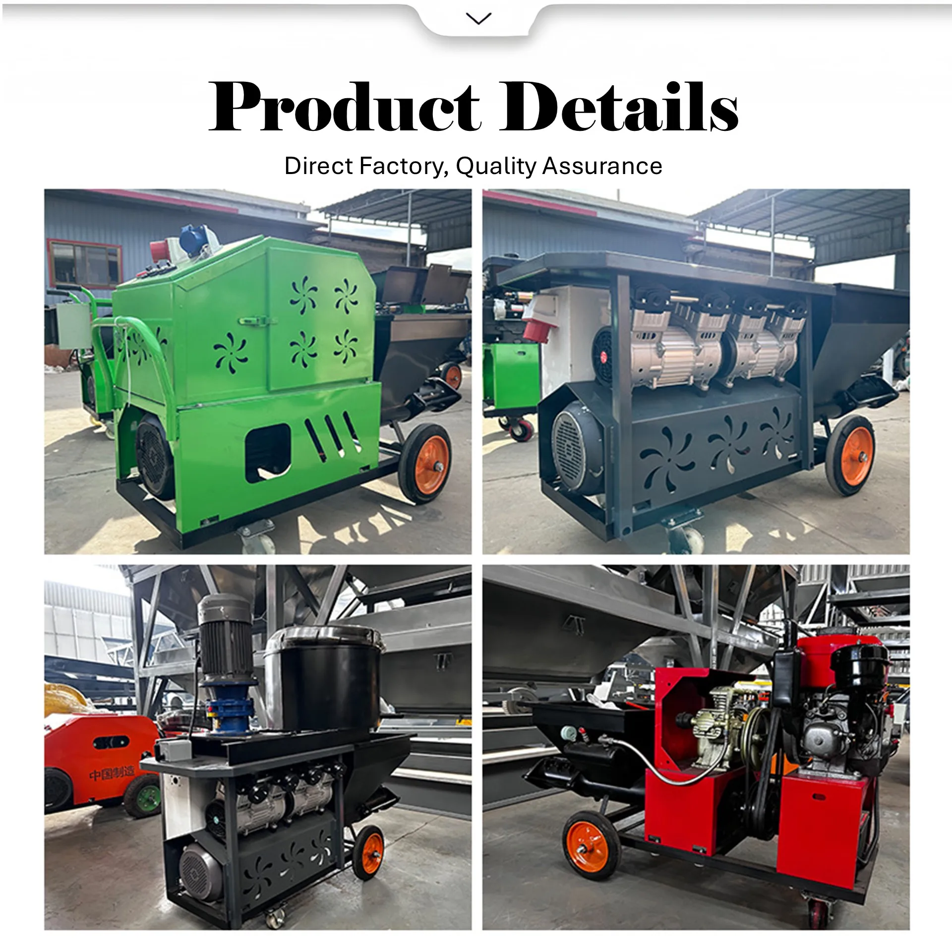 Mortar Spraying Machine (Hydraulic Type) 15KW Pump High Efficiency 1 Year Warranty Express Shipping view 4