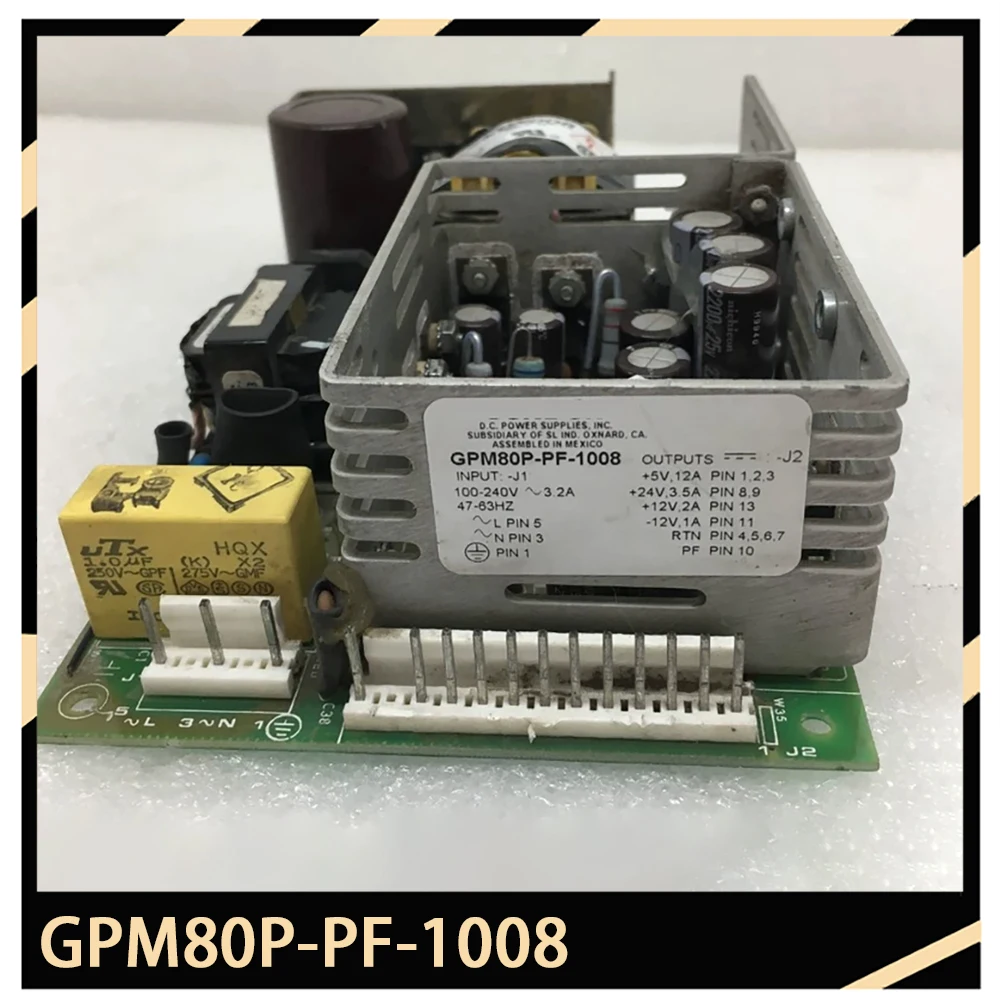 For CONDOR Industrial Control Power Supply +5V12A+24V3.5A+12V2A-12V1A GPM80P-PF-1008