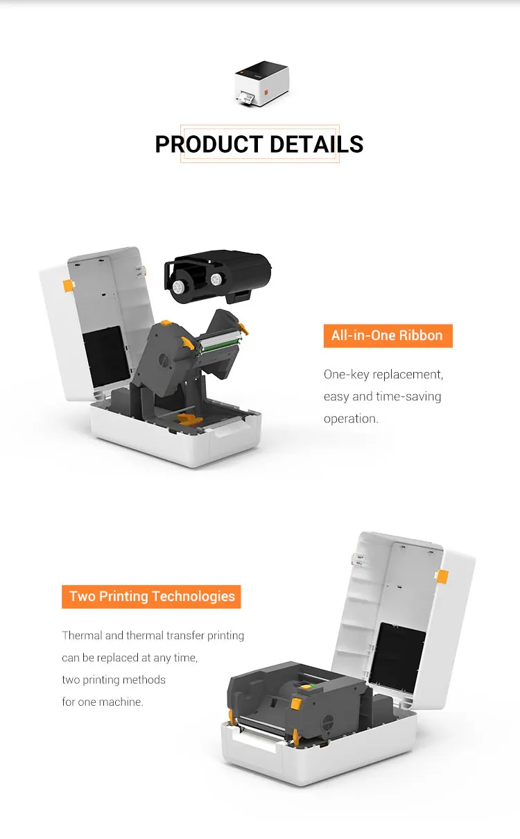 الوافدين الجدد AIMO T310 عرض عالي 300 ديسيبل متوحد الخواص سطح المكتب طابعة حرارية للملصقات طابعة حرارية للملصقات طابعة حرارية