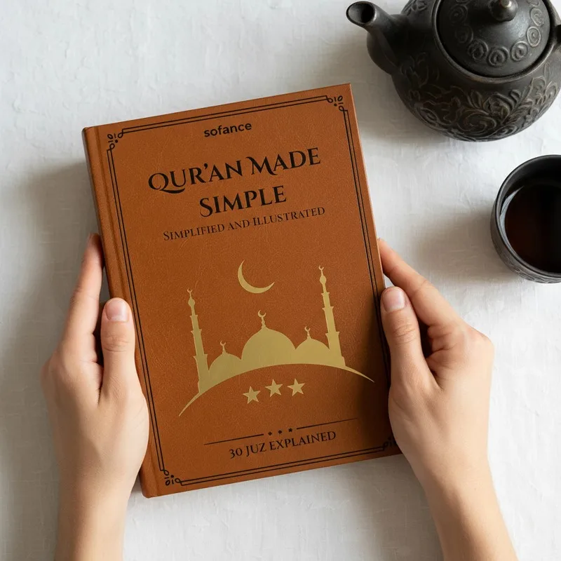 Illustrated Quran Study Notebook with Learning Plan Portable Guide with Progress Tracker for Religious Education