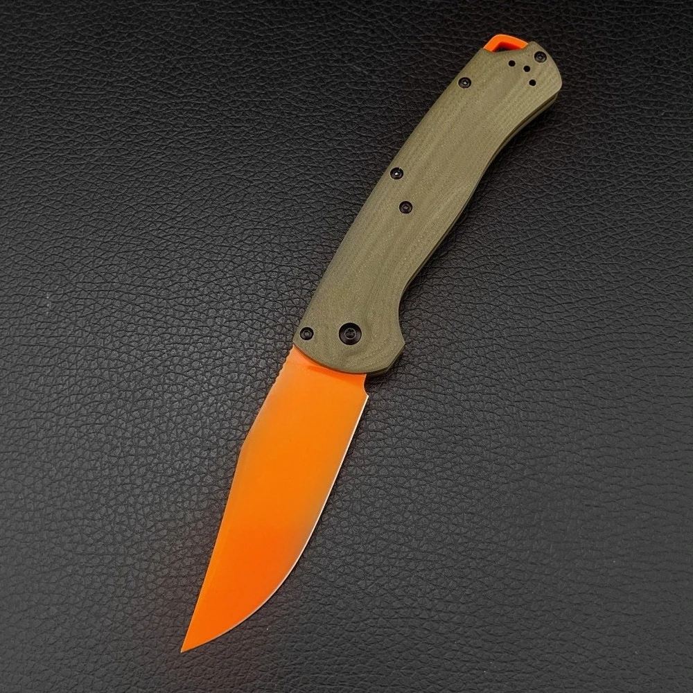 

S35V Drop Point Blade Зеленая ручка G10 Многофункциональный карманный складной нож 15535, легкие ножи для рыбалки на открытом воздухе, кемпинга, EDC