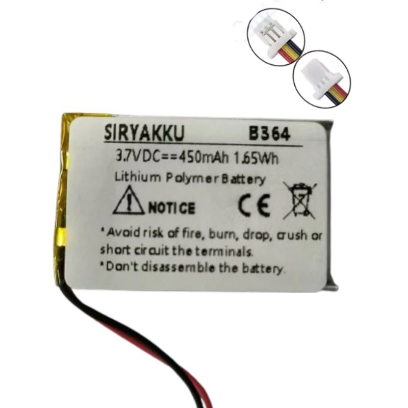 

Сменный аккумулятор Lipo 3,7 В 450 мАч XK 423040 Для гарнитуры Sena Expand Boom NS10 Sena SPH10