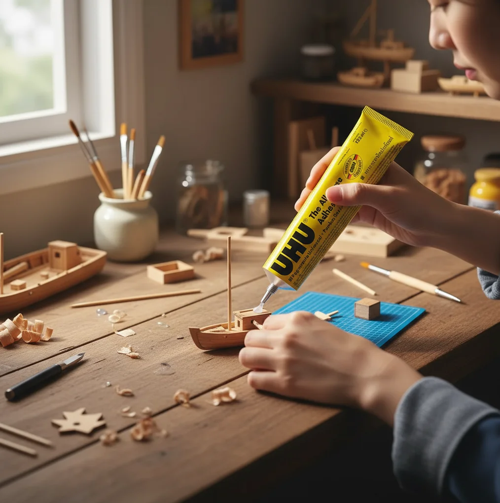 Perekat universal UHU termasuk dalam kategori produk perekat, terutama digunakan untuk menempel, memperbaiki model dan produk lainnya.