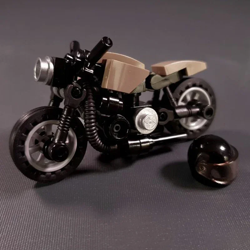 Bloques de construcción Moc serie de coches modelo minifigura motocicleta ladrillos técnicos DIY montaje juguetes de construcción para niños regalo de vacaciones