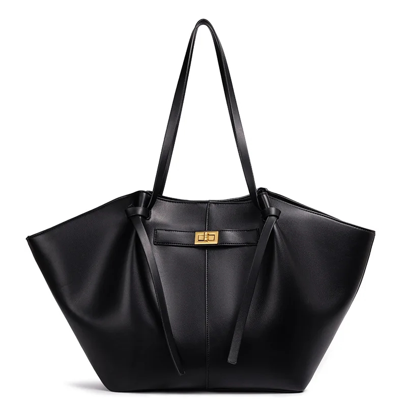 commuting to work Large capacity tote messenger bag Portable Korean version Fashion underarm Simple casual