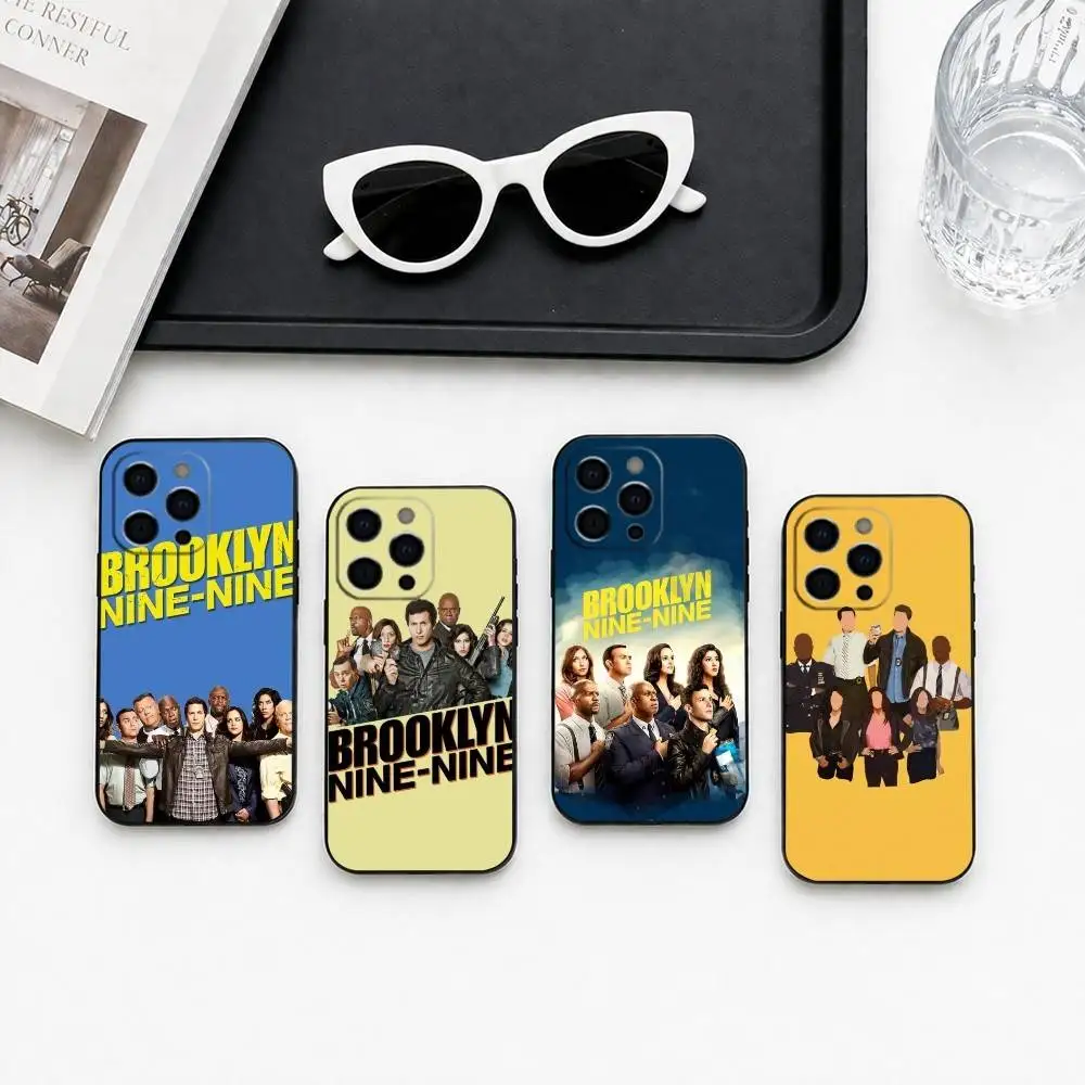 Funda de Silicona Suave para Teléfono Brooklyn-N Nine-Nine-e 99, Compatible con iPhone 17, 16, 15, 14, 13, 12, 11, X, XR, Plus, Pro, Max, Plus
