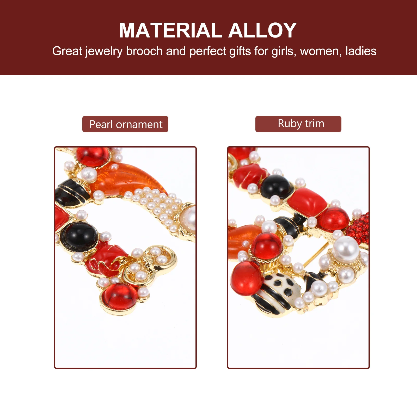 1 Uds. Broche con letras de aleación a la moda, forma de R, Clip delicado en suéteres, chaquetas, broche para vestido de fiesta, broche para el pecho para mujer