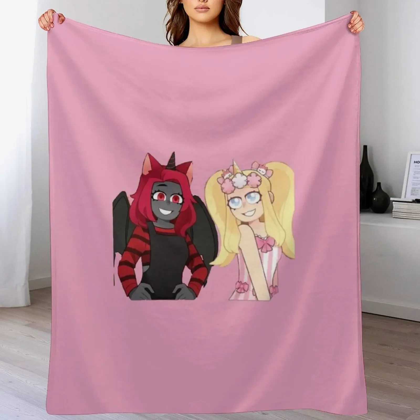 Iamsanna sanna and moody Throw Blanket Fluffy Cozy Throw Blanket for Home Decor