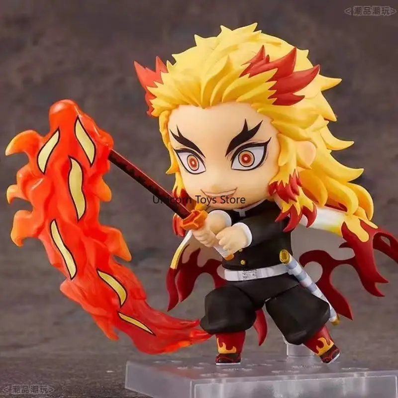 In Stock Genuine GSC Clay Man 1541 Demon Slayer: Blade Flame Pillar Purgatory Apricot, Q Version Can Be Done By Hand